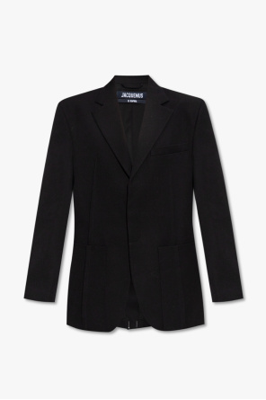 アウターその他 SAINT LAURENT Woman Blazer Black 828008Y7E63 1000 Saint Laurent Blazer Jacket - Women – myCompañero